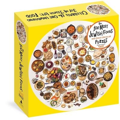 The 100 Most Jewish Foods: 500-Piece Circular Puzzle -  Tablet