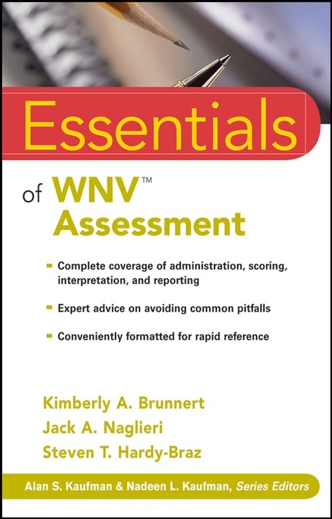 Essentials of WNV Assessment - Kimberly A. Brunnert, Jack A. Naglieri, Steven T. Hardy-Braz