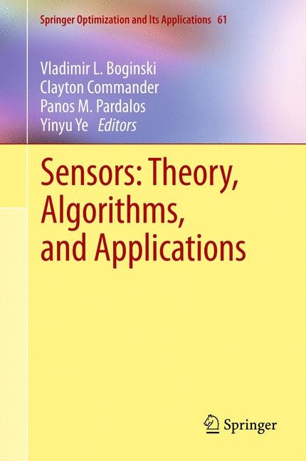 Sensors: Theory, Algorithms, and Applications - 