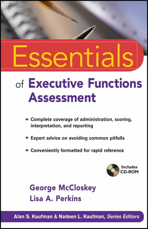 Essentials of Executive Functions Assessment -  George McCloskey,  Lisa A. Perkins