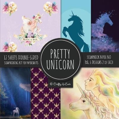 Pretty Unicorn Scrapbook Paper Pad 8x8 Scrapbooking Kit for Papercrafts, Cardmaking, Printmaking, DIY Crafts, Fantasy Themed, Designs, Borders, Backgrounds, Patterns -  Crafty As Ever