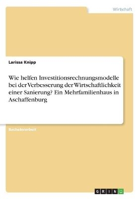 Wie helfen Investitionsrechnungsmodelle bei der Verbesserung der Wirtschaftlichkeit einer Sanierung? Ein Mehrfamilienhaus in Aschaffenburg - Larissa Knipp