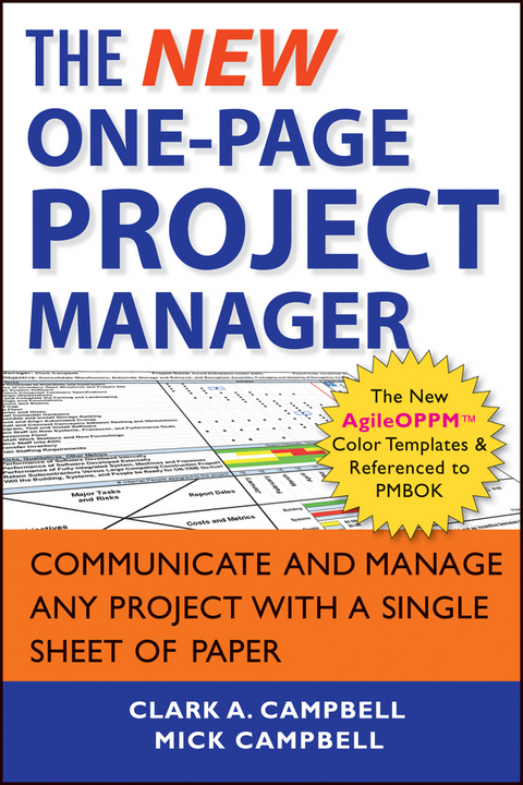 The New One-Page Project Manager - Clark A. Campbell, Mick Campbell