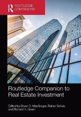 Routledge Companion to Real Estate Investment - 