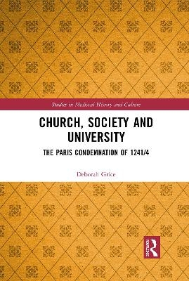 Church, Society and University - Deborah Grice