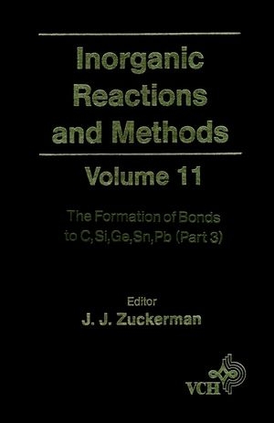 Inorganic Reactions and Methods, The Formation of Bonds to C, Si, Ge, Sn, Pb (Part 3) - 