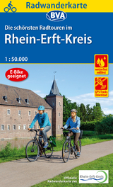 Radwanderkarte BVA Die schönsten Radtouren im Rhein-Erft-Kreis 1:50.000, reiß- und wetterfest, GPS-Tracks Download - 