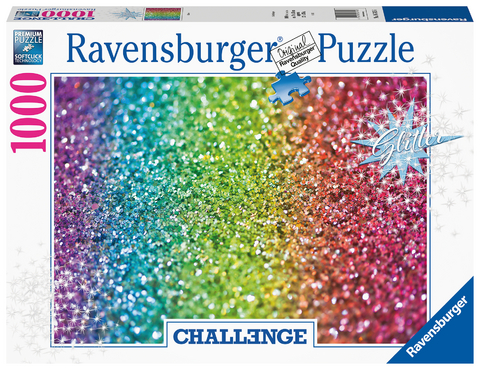 Ravensburger Challenge Puzzle 16745 - Glitzer - 1000 Teile Puzzle für Erwachsene und Kinder ab 14 Jahren