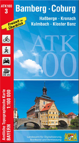 ATK100-3 Bamberg-Coburg (Amtliche Topographische Karte 1:100000)