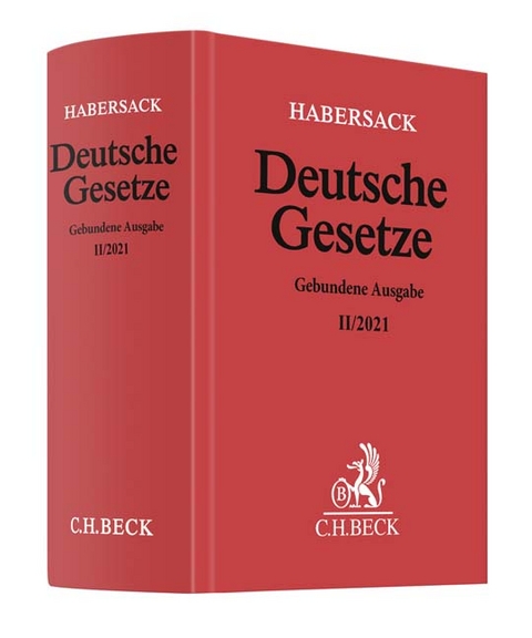 Deutsche Gesetze Gebundene Ausgabe II/2021 - 