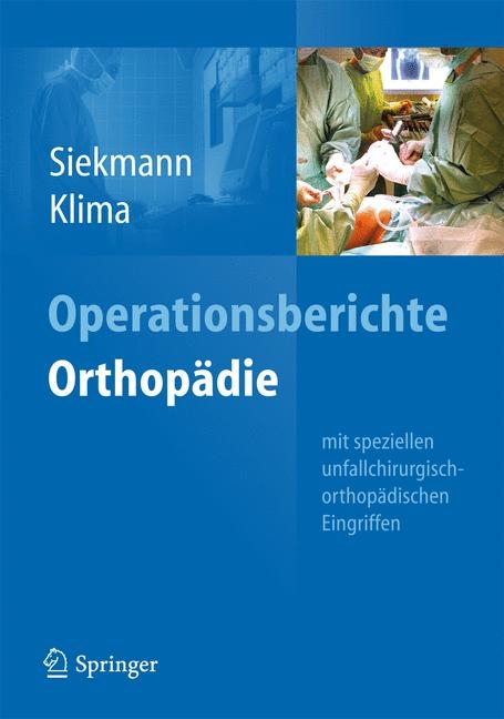 Operationsberichte Orthopädie - 