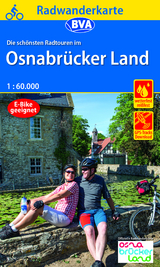 Radwanderkarte BVA Radwandern im Osnabrücker Land 1:60.000, reiß- und wetterfest, GPS-Tracks Download - 