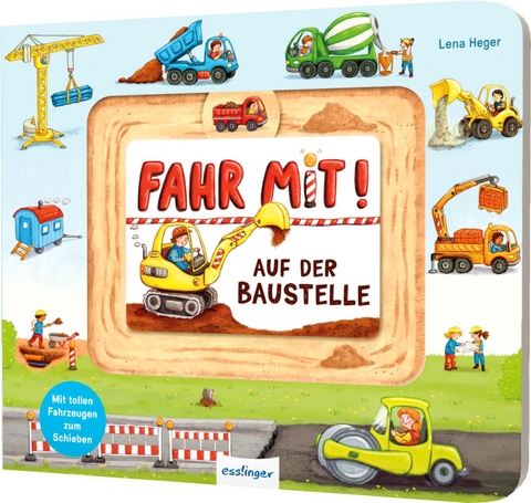 Meine Schiebebahn-Pappe: Fahr mit auf der Baustelle