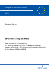 Strafzumessung bei Mord - Johanna Kunze