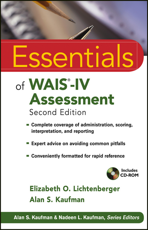 Essentials of WAIS-IV Assessment - Elizabeth O. Lichtenberger, Alan S. Kaufman