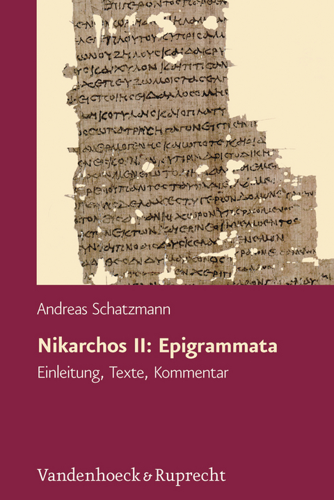 Nikarchos II: Epigrammata -  Andreas Schatzmann