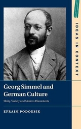 Georg Simmel and German Culture - Efraim Podoksik