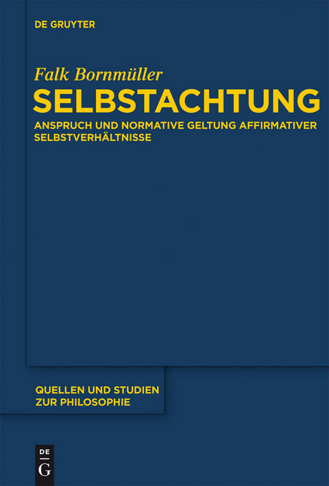 Selbstachtung - Falk Bornmüller