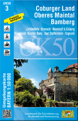 UK50-3 Coburger Land, Oberes Maintal, Bamberg - Landesamt für Digitalisierung, Breitband und Vermessung, Bayern; Landesamt für Digitalisierung, Breitband und Vermessung, Bayern