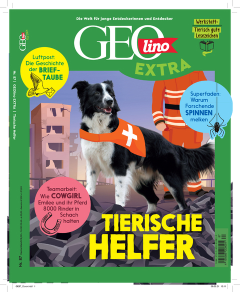 GEOlino Extra / GEOlino extra 87/2021 - Tierische Helfer - Rosa Wetscher