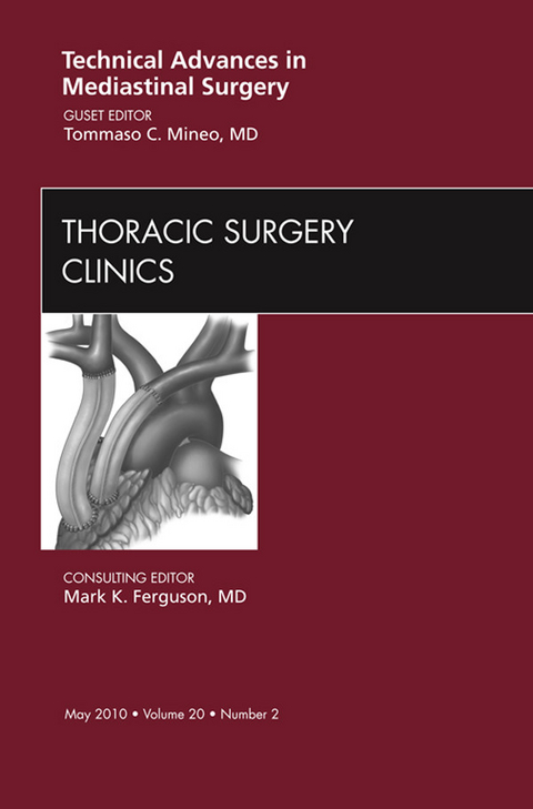 Technical Advances in Mediastinal Surgery, An Issue of Thoracic Surgery Clinics -  Tommaso C. Mineo