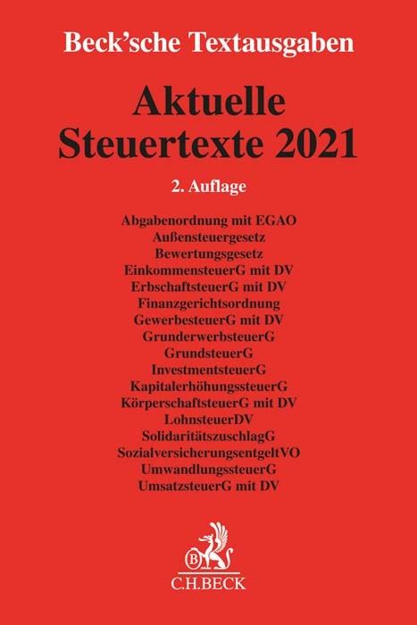 Aktuelle Steuertexte 2021