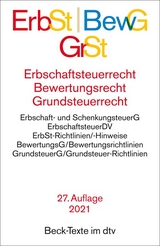 Erbschaftsteuerrecht / Bewertungsrecht / Grundsteuerrecht - 