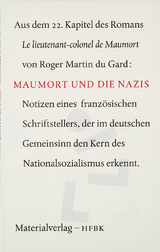 Maumort und die Nazis - Roger Martin Du Gard