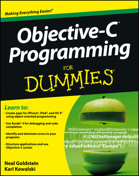 Objective-C Programming For Dummies - Neal Goldstein