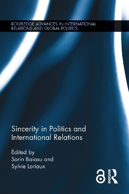 Sincerity in Politics and International Relations - 