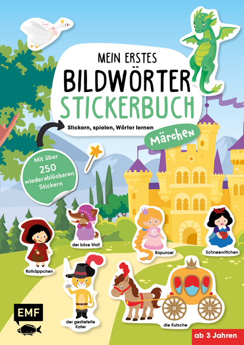 Mein erstes Bildwörter-Stickerbuch – Märchen