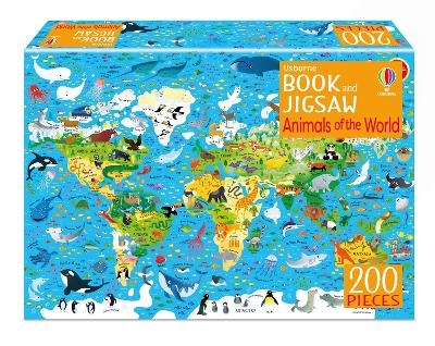 Usborne Book and Jigsaw Animals of the World - Sam Smith, Kirsteen Robson