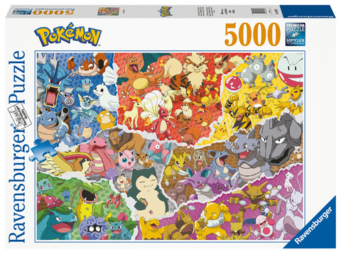 Ravensburger Puzzle 16845 - Pokémon Allstars - 5000 Teile Puzzle für Erwachsene und Kinder ab 14 Jahren