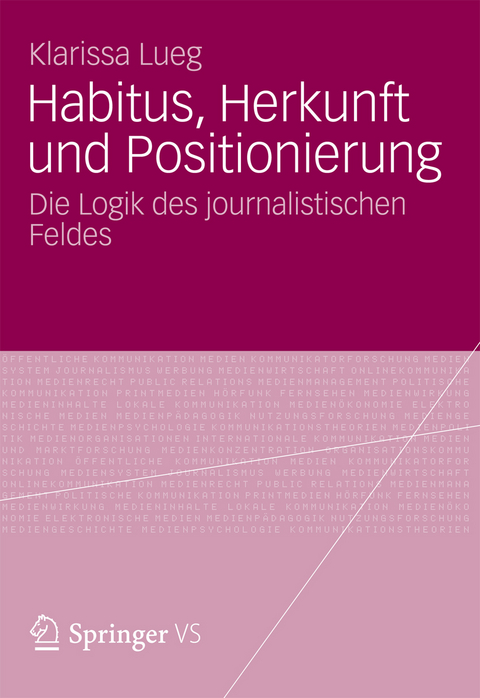 Habitus, Herkunft und Positionierung - Klarissa Lueg