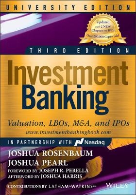 Investment Banking - Joshua Rosenbaum, Joshua Pearl