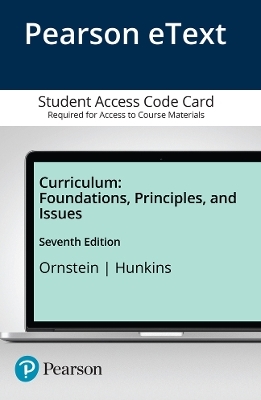 Curriculum - Allan Ornstein, Francis Hunkins