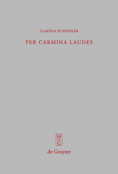 Per carmina laudes - Claudia Schindler