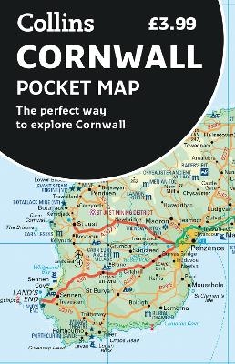 Cornwall Pocket Map -  Collins Maps