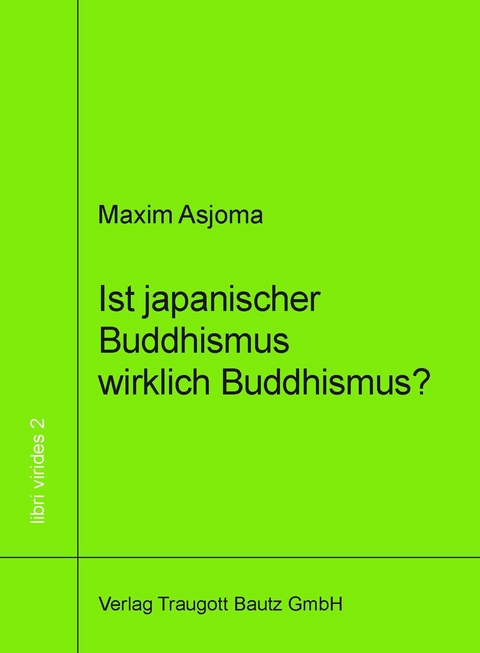 Ist japanischer Buddhismus wirklich Buddhismus? - Maxim Asjoma