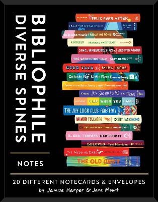 Bibliophile Diverse Spines Notes - Jamise Harper, Jane Mount