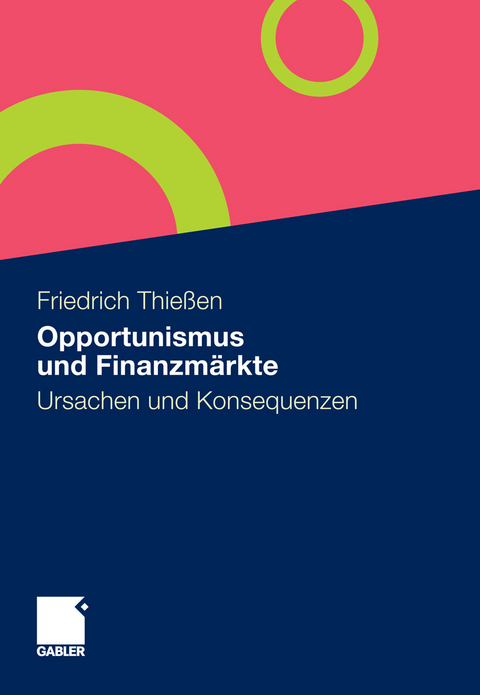 Opportunismus und Finanzmärkte -  Friedrich Thießen