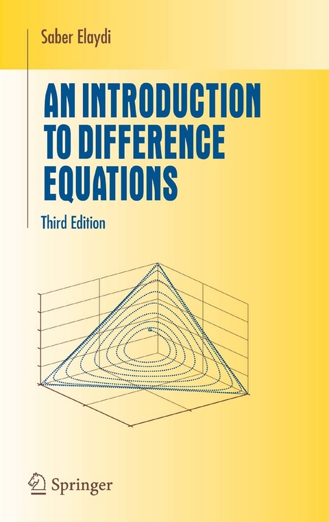 An Introduction to Difference Equations -  Saber Elaydi