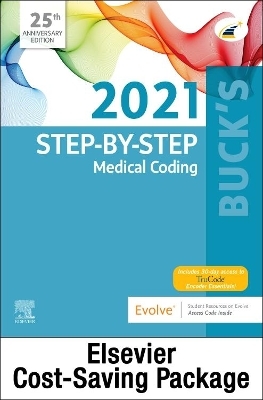 2021 Step by Step Medical Coding Textbook, 2021 Workbook for Step by Step Medical Coding Textbook, Buck's 2021 ICD-10-CM Hospital Edition, Buck's 2021 ICD-10-Pcs, 2021 HCPCS Professional Edition, AMA 2021 CPT Professional Edition Package - Carol J Buck