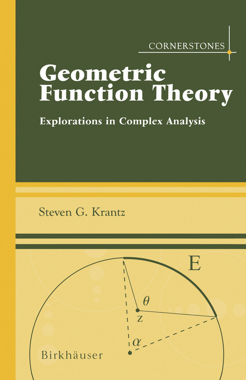 Geometric Function Theory -  Steven G. Krantz