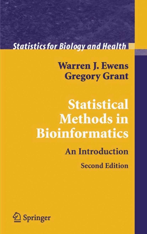 Statistical Methods in Bioinformatics -  Warren J. Ewens,  Gregory R. Grant