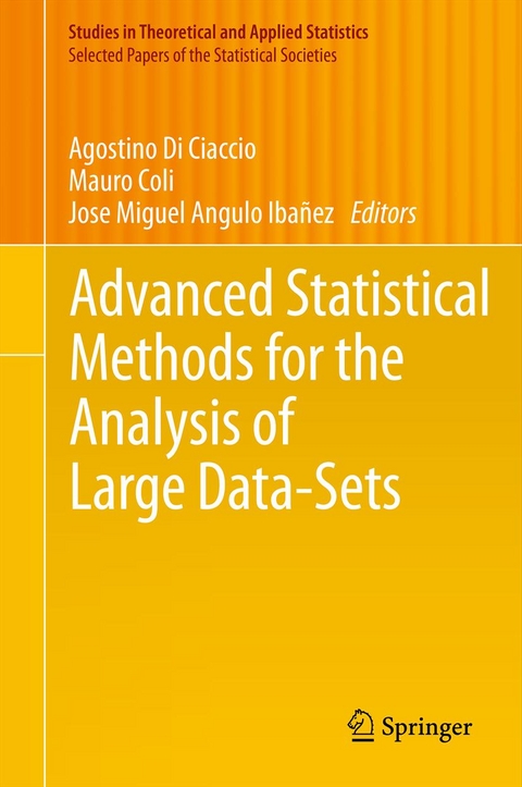 Advanced Statistical Methods for the Analysis of Large Data-Sets - 