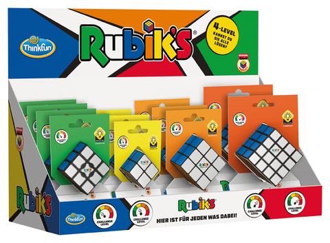 Verkaufskassette mit einer Rubik's Cube Mischung