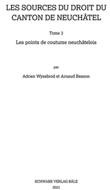 Les points de coutume neuchâtelois