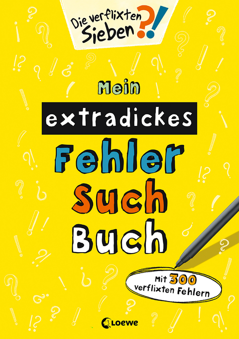 Mein extradickes Fehler-Such-Buch (gelb)