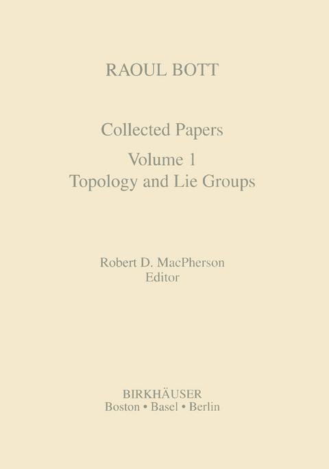 Raoul Bott: Collected Papers - 